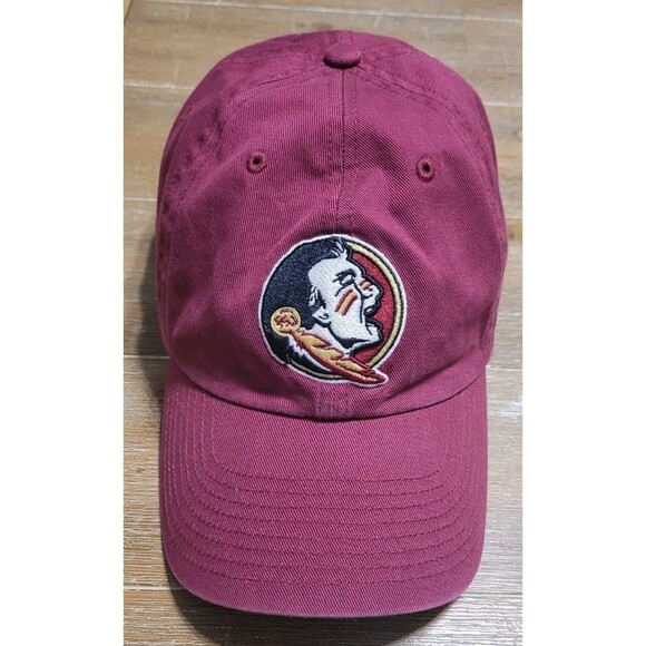 Florida State Seminoles 47 Brand Clean Up Adjustable Hat - Maroon Red Cap - Picture 1 of 6